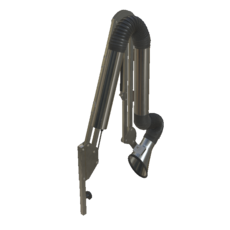 Absaugarm aus Edelstahl 100mm StaubEx Artikel 18615 Ruwac Industriesauger