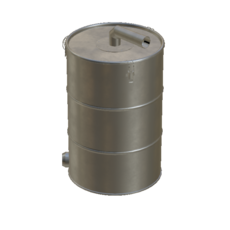 Vorfilterzellensystem 200L Stahl-verzinkt SPV Re70-IØ D-Stahl-verzinkt Ro70-IØ-90° SE-Stahl-verzinkt