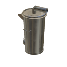 Vorfilterzellensystem 50L Stahl-verzinkt 