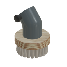 Buerste aus Holz 50mm Artikel 12246 Ruwac Industriesauger