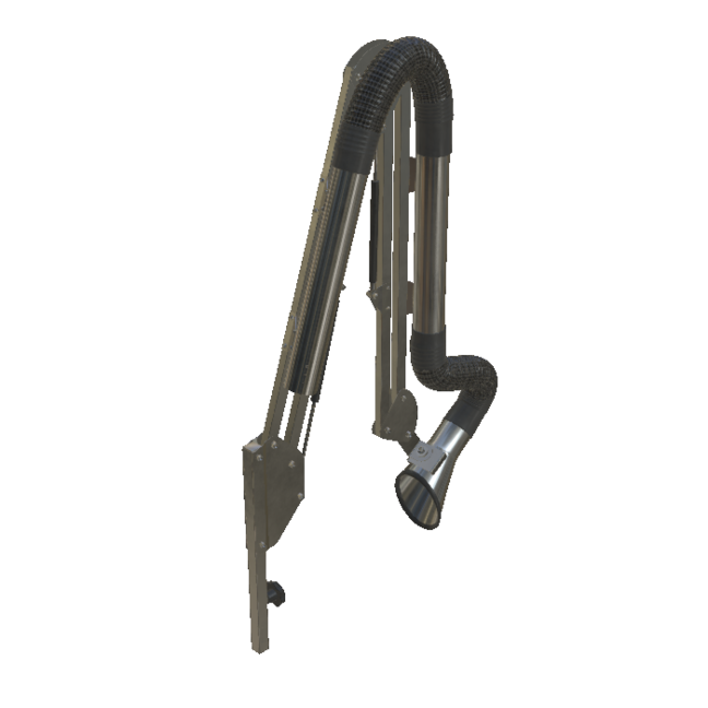 Absaugarm aus Edelstahl 70mm StaubEx Artikel 18614 Ruwac Industriesauger
